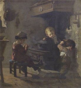 Jeux D'enfants Dans Une Cuisine