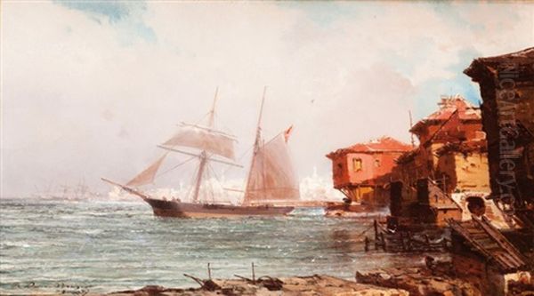 Goelette Sur Le Bosphore - view 1