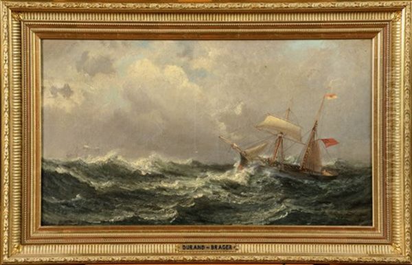 Bateau Sur Une Mer Agitee - view 1