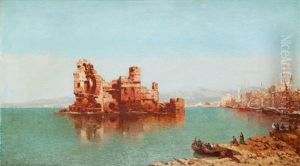 Vue Presumee De Saida, Liban by Jean Baptiste Henri Durand-Brager