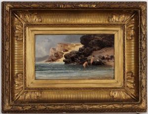 Baigneuses En Bord De Mer