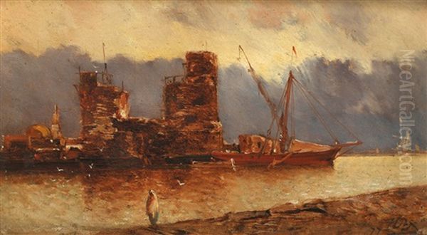 Vues De Port Orientaux (pair) - view 1