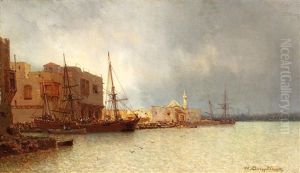 Im Hafen Einer Arabischen Stadt Im Hafen Einer Arabischen Stadt