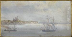 Le Marquis De Chasseloup Laubat Aborde "la Reine Hortense" Et Entre A Brest Par Le Passage Du Four Le 19 Aout 1865