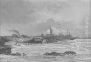 Ansicht Des Hafens Von Plymouth