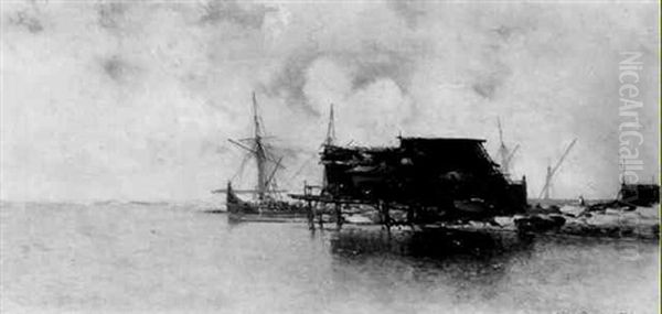 Shipping In A Harbor - view 1