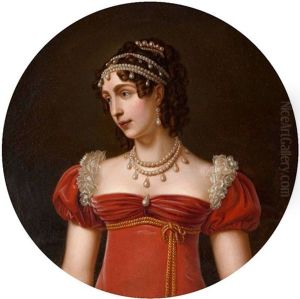 Auguste Amalie Herzogin Von Leuchtenberg (1788-1851) (after Joseph Stieler) by Friedrich Durck