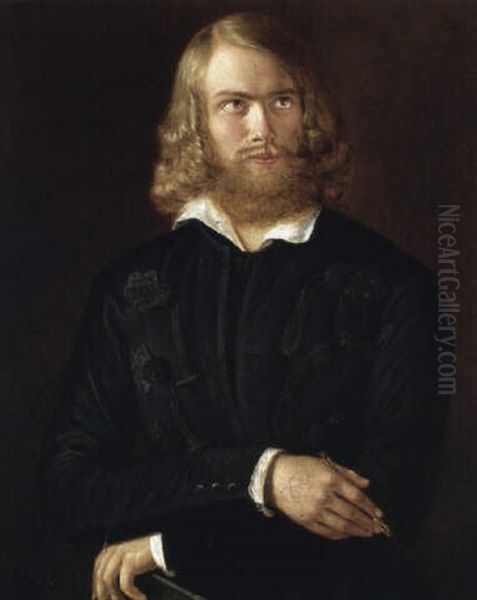 Bildnis Seines Malerfreundes Wilhelm Von Lindenschmidt D.z. - view 1