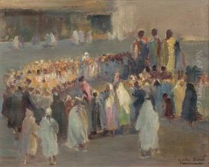 Procession Orientale by Gaston Jules Louis Durel