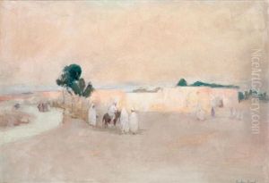 Derniers Rayons D'hiver, Casablanca by Gaston Jules Louis Durel