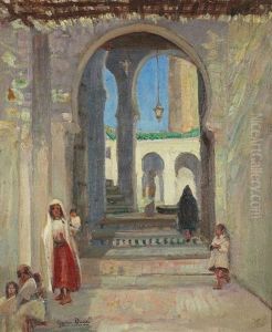 Scene Orientaliste by Gaston Jules Louis Durel