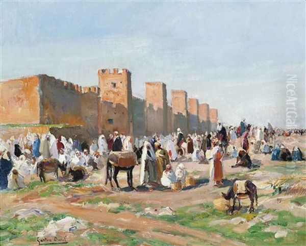 A Market Outside The City Walls, Marrakech - view 1