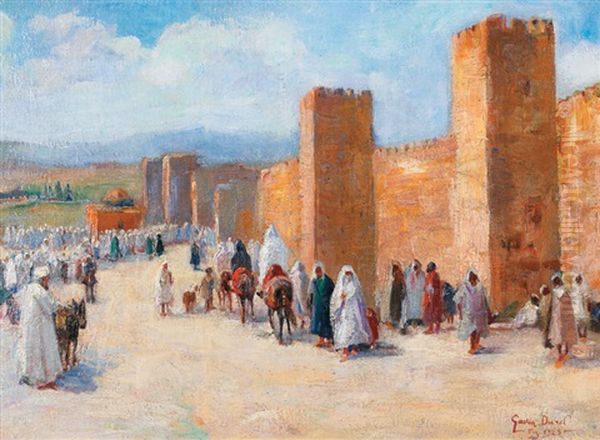 Devant Les Remparts De Fez - view 1