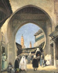 L'entree D'un Souk, Maroc