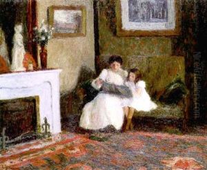 La Lecture by Eugene Antoine Durenne