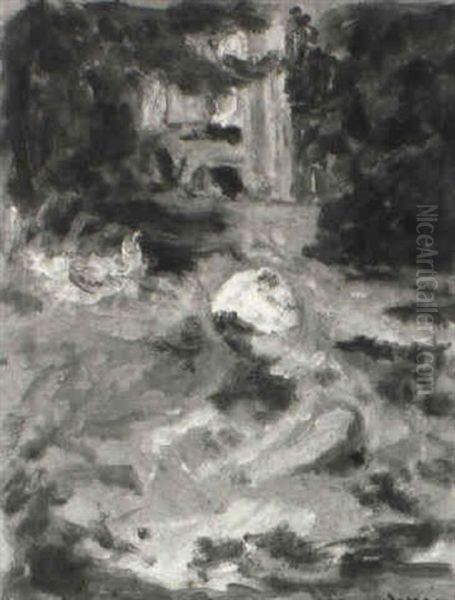 Petite Fille Au Jardin - view 1