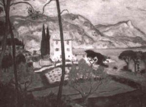 La Rade De Toulon by Eugene Antoine Durenne