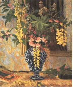 Le Vase Bleu by Eugene Antoine Durenne