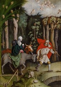 Flucht Nach Agypten by Albrecht Durer