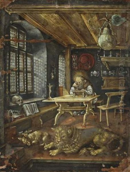 Saint Jerome Dans Son Atelier - view 1