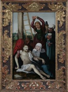 Die Beweinung Christi Nach Dem Kupferstich Von Albrecht Durer by Albrecht Durer