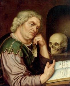 Bildnis Des Beruhmten Humanisten Willibald Pirckheimer by Albrecht Durer