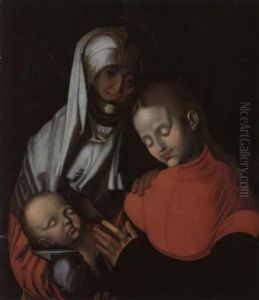 Anna Selbdritt by Albrecht Durer
