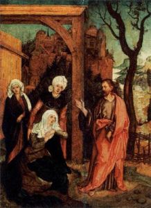 Christ Taking Leave From His Mother by Albrecht Durer