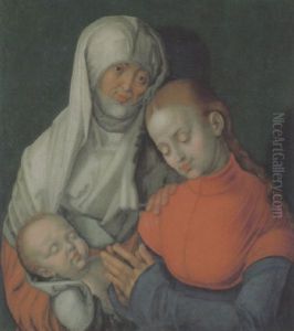 Anna Selbdritt by Albrecht Durer