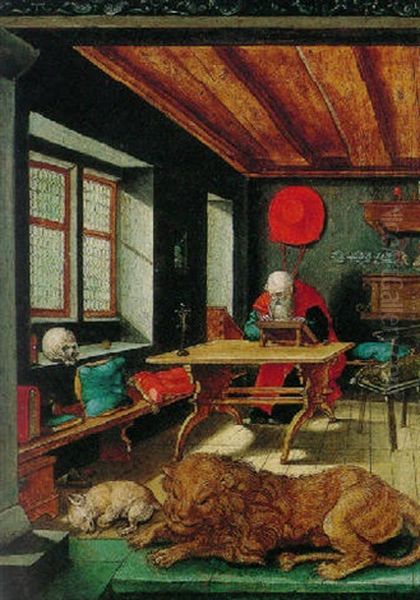Saint Jerome In His Study - view 1