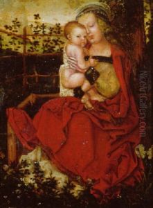 The Madonna And Child In A Hortus Conclusus by Albrecht Durer