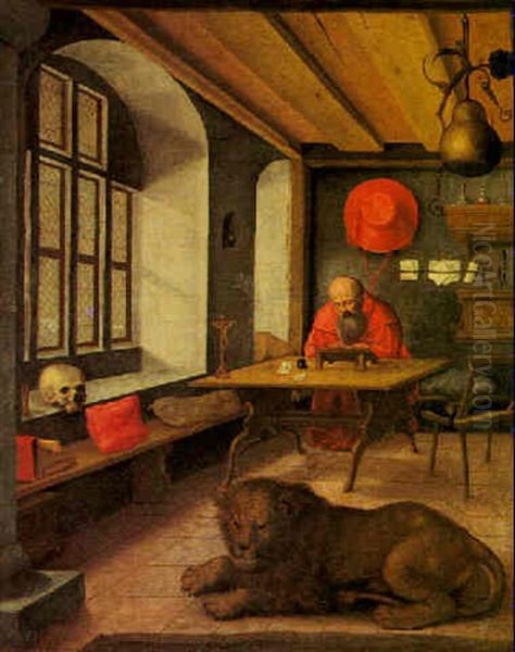 Saint Jerome In His Study - view 1
