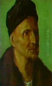 Portrait Of Michael Wohlgemut by Albrecht Durer