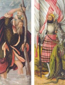 Saint Christopher by Hans Jean Duerer
