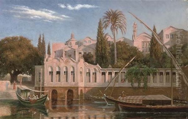 A Palace On The Nile At Cairo - view 1