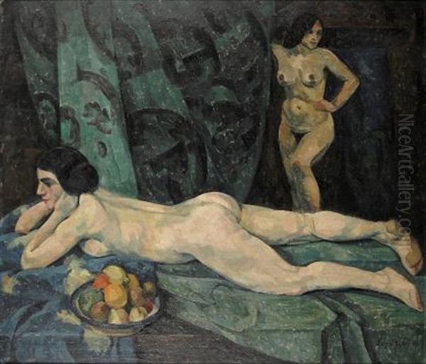 Interieur Mit Weiblichen Aktfiguren - view 1