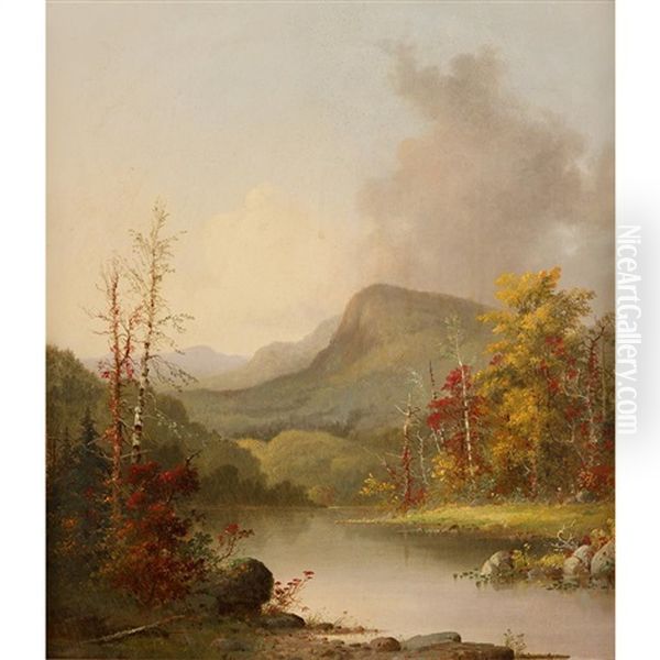 Autumn Mountain Scene - view 1