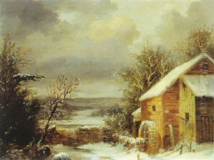 Storm Clearing, Winter by George Henry Durrie
