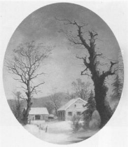 Winter On A Farm by George Henry Durrie