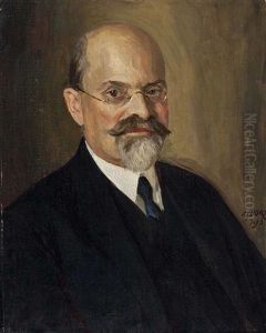 Bildnis Des Dr. Karl Pusch (1861 - 1936) (rechtsanwalt, Landtagsabgeordneter Und Von 1919 Bis 1929 Mitglied Der Tiroler Landesregierung)