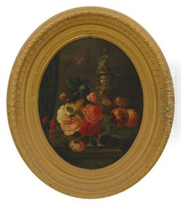 Still Life With Tankard (+ Still Life With Parrot; 2 Works) by Josef Julius Durst