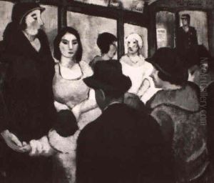 The Street Car, Santa Monica by Arthur Durston