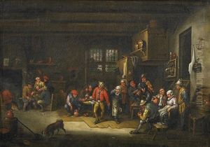 Im Wirtshaus by Cornelis Dusart