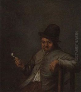 Ein Bauer Mit Tonpfeife by Cornelis Dusart