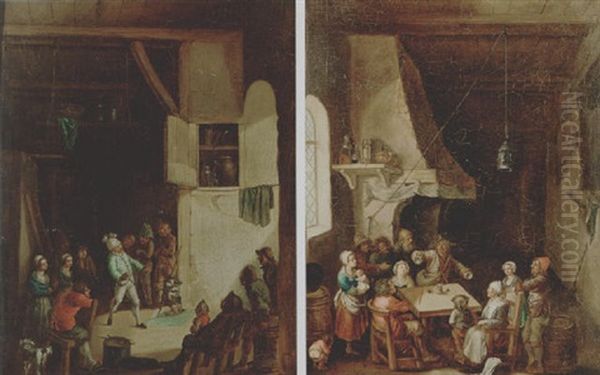 An Interior With Figures Watching A Conjuror - view 1