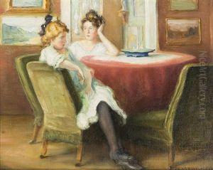 Sitting Girls by Eduard Adrian Dussek