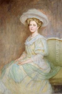 Halbfiguriges Portrat Der Burgschauspielerin Margarethe Schlosser Verh. Simlinger