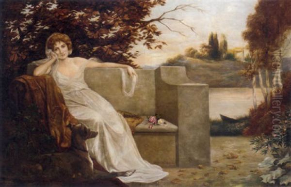 A Lady In An Arcadian Landscape - view 1