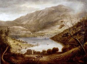 A View Of Mt. Wellington And Hobart Town Looking Across The Derwent From Kangaroo Bay