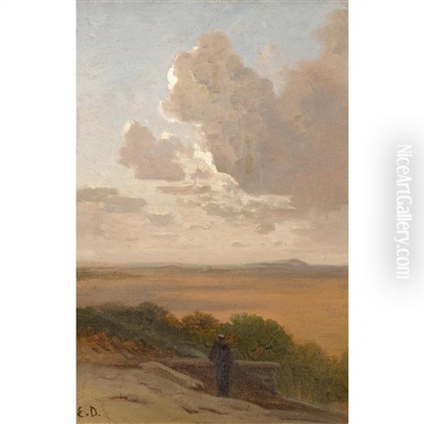 Kustenlandschaft Mit Sich Turmenden Wolken - view 1